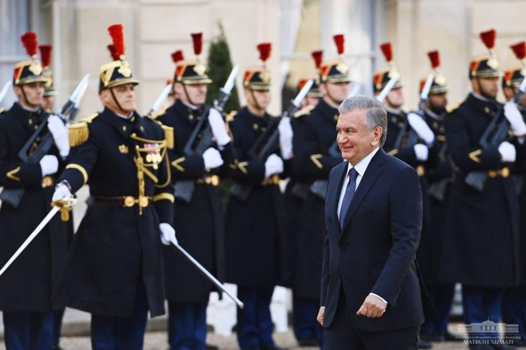 Президенты Узбекистана и Франции договорились о развитии отношений всестороннего партнёрства высокого уровня
